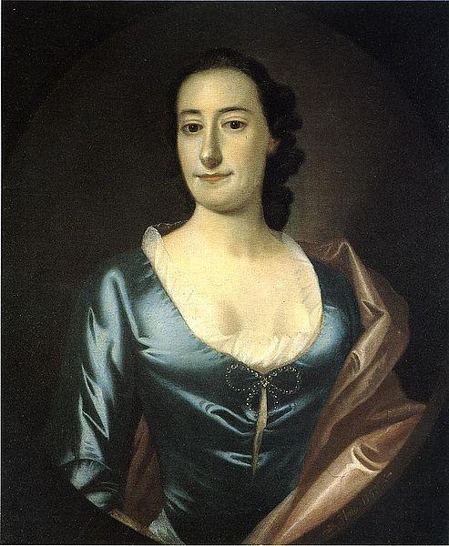 Jeremiah Theus Portrait of Elizabeth Prioleau Roupell oil painting image